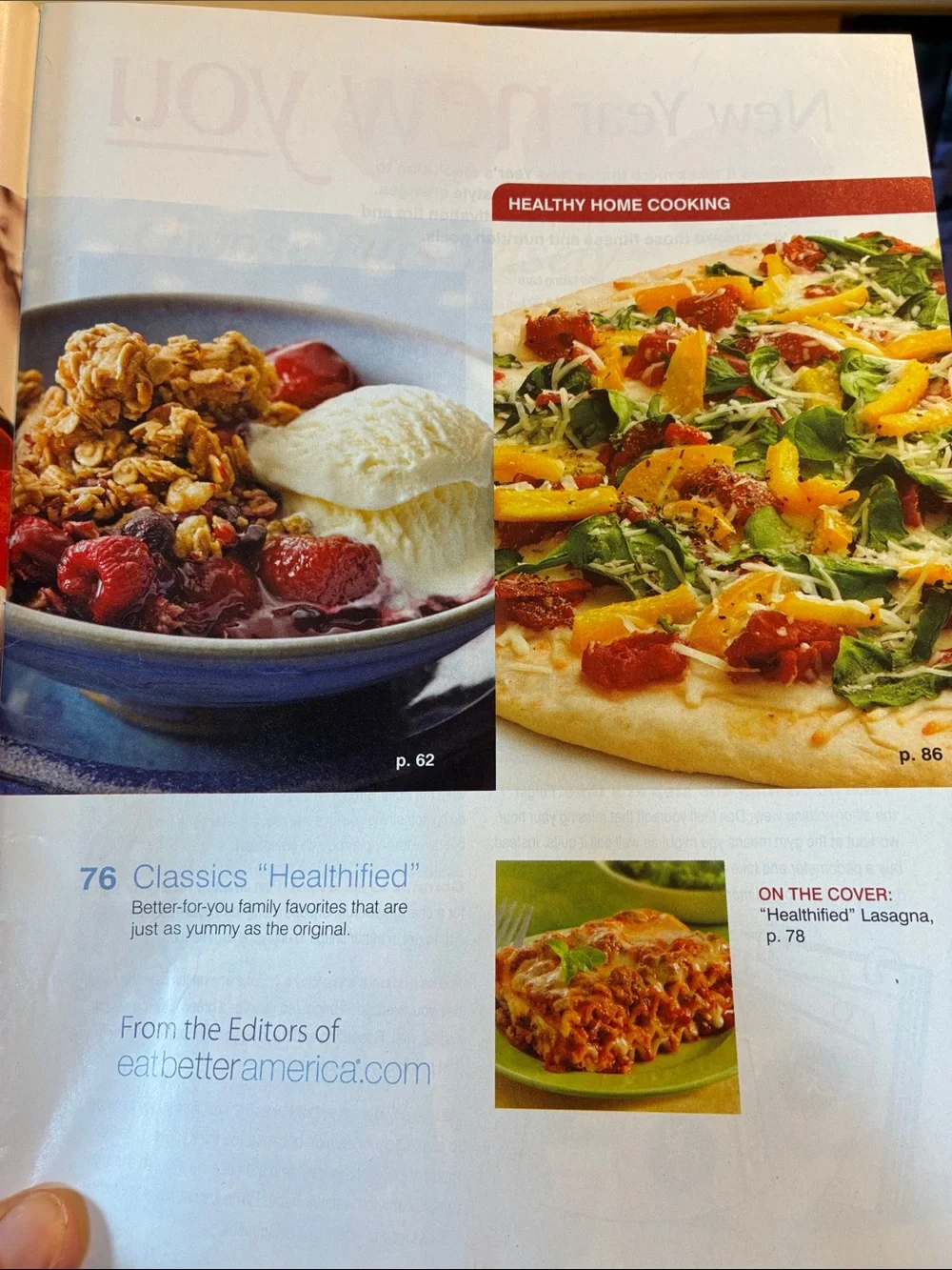 Lot of 3 Health cooking magazines